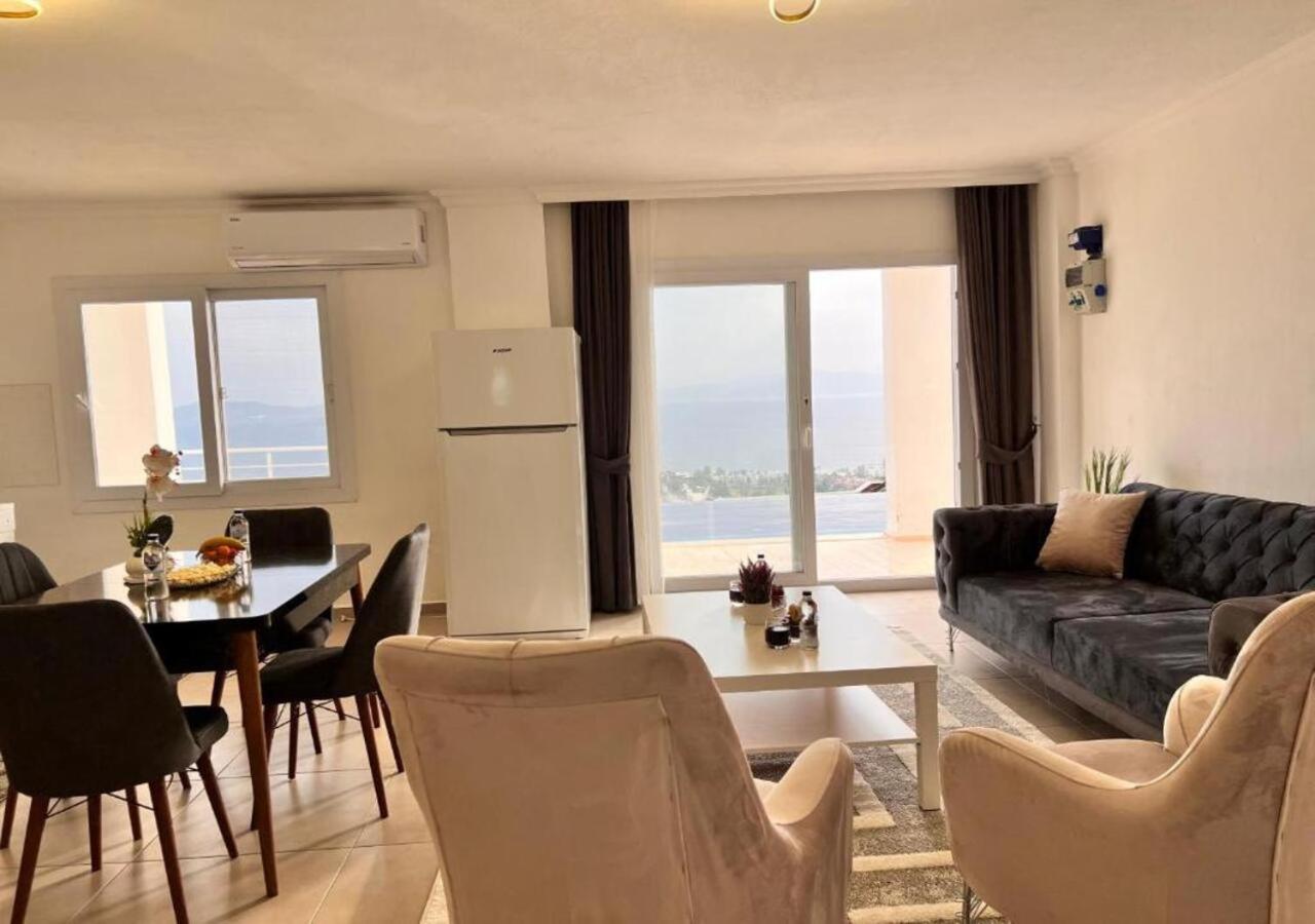 Bodrum Eason Villa & House 350M2 Full Sea View With Private Infinity Pool Ngoại thất bức ảnh