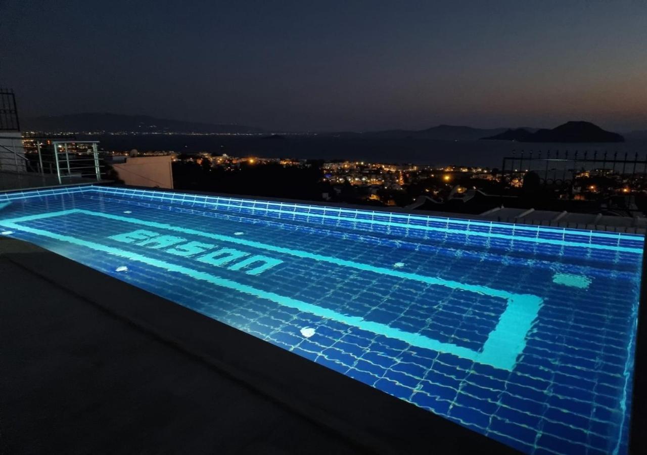 Bodrum Eason Villa & House 350M2 Full Sea View With Private Infinity Pool Ngoại thất bức ảnh