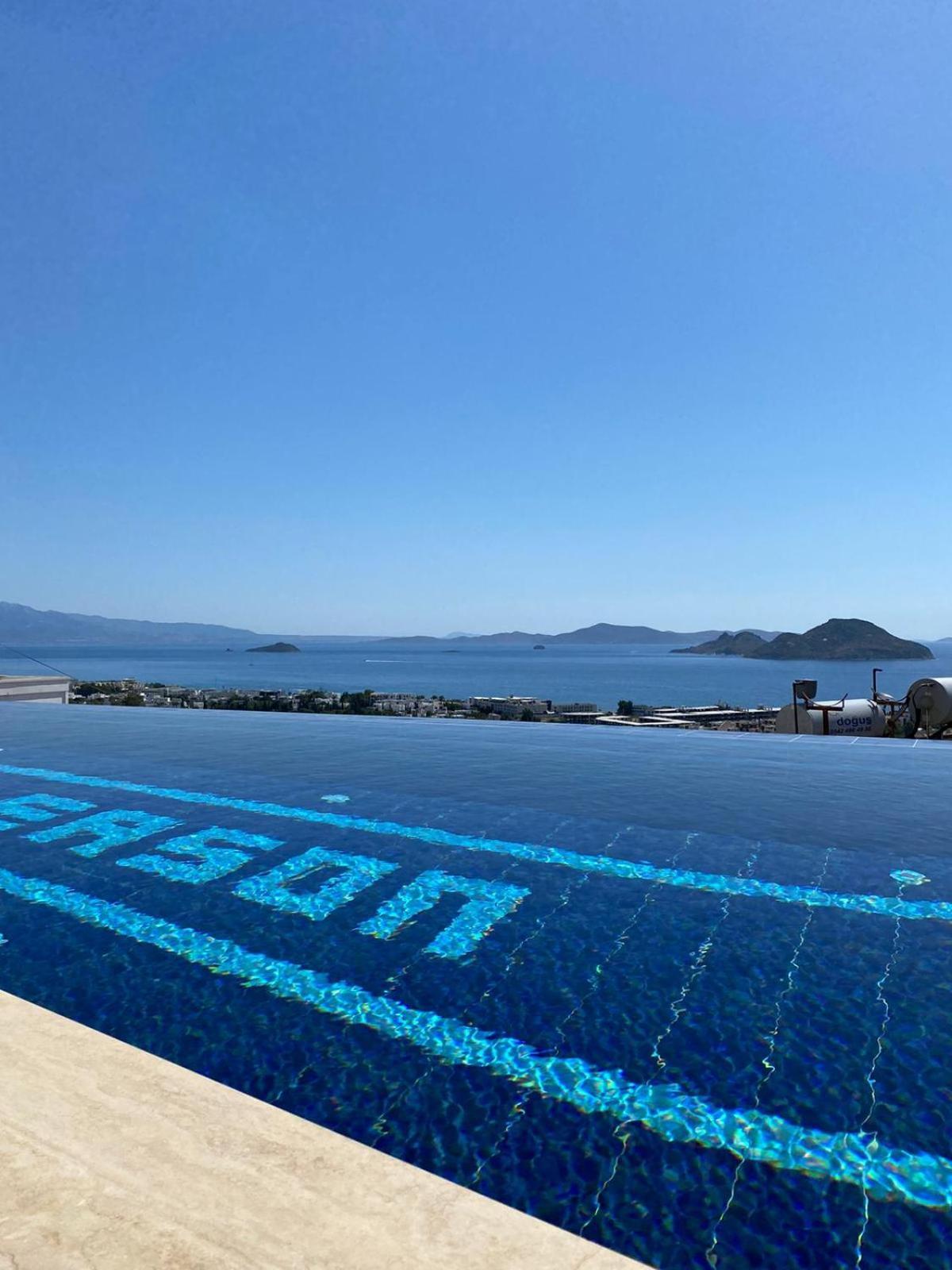 Bodrum Eason Villa & House 350M2 Full Sea View With Private Infinity Pool Ngoại thất bức ảnh