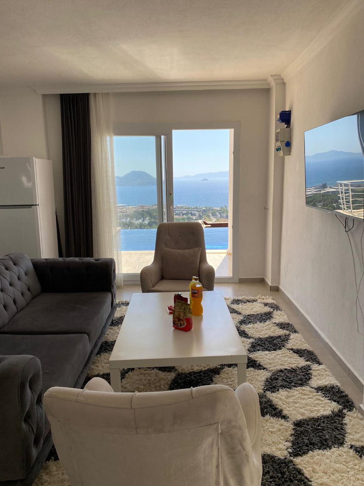 Bodrum Eason Villa & House 350M2 Full Sea View With Private Infinity Pool Ngoại thất bức ảnh