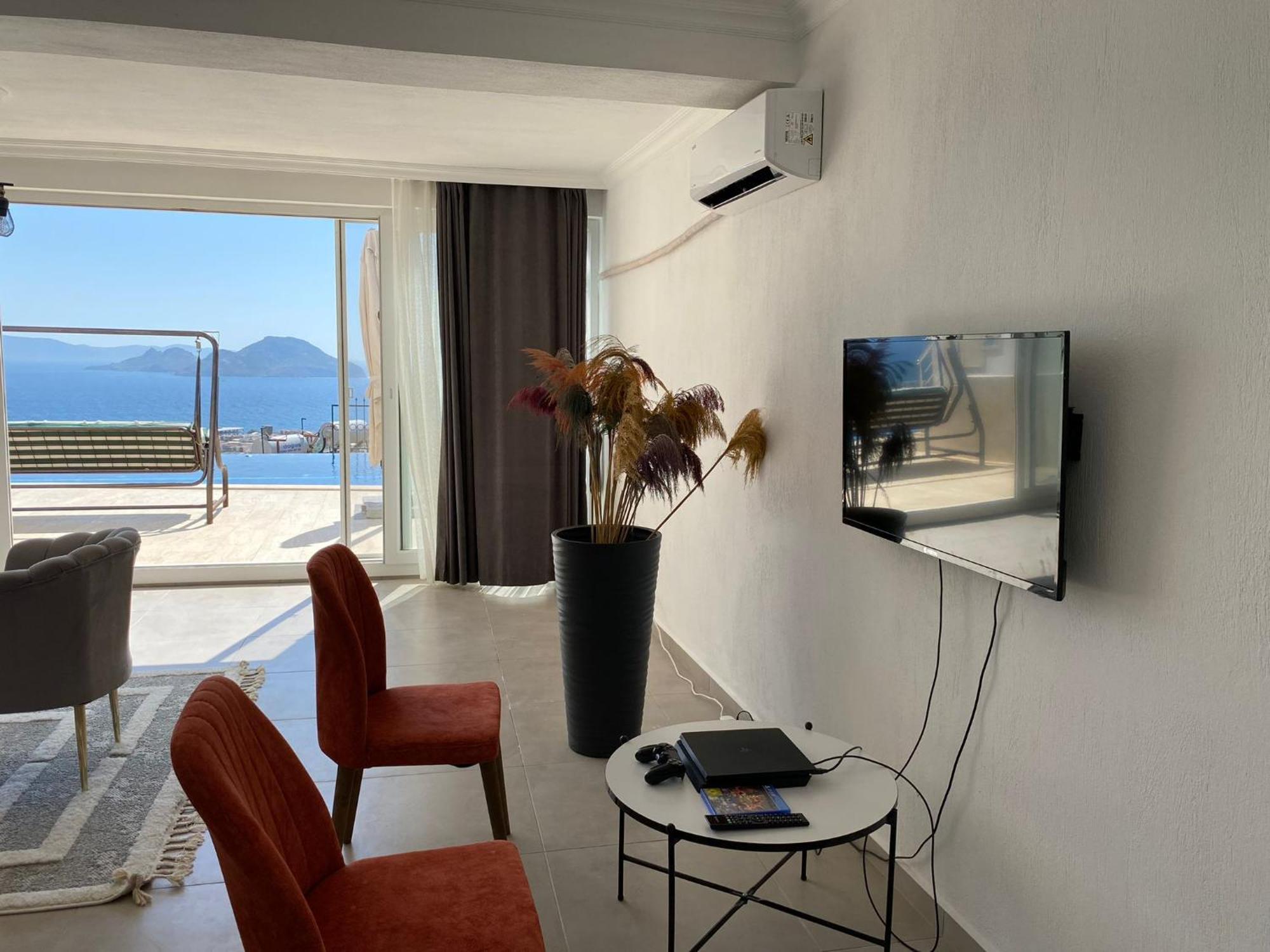Bodrum Eason Villa & House 350M2 Full Sea View With Private Infinity Pool Ngoại thất bức ảnh