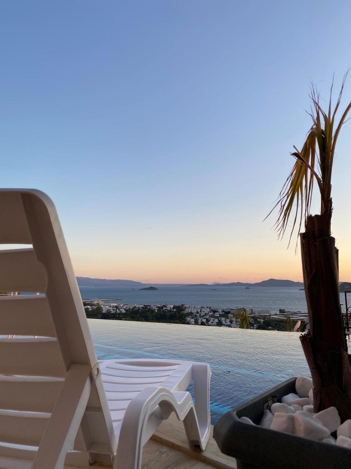 Bodrum Eason Villa & House 350M2 Full Sea View With Private Infinity Pool Ngoại thất bức ảnh